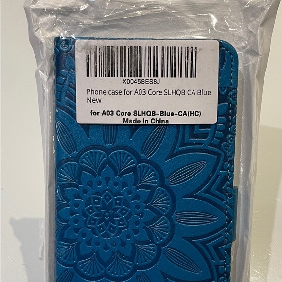 *NEW* Samsung Galaxy A03 Core - Blue Phone Case + Screen Protector - Picture 5 of 10